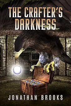 Cover for The Crafter's Darkness: A Dungeon Core Novel (Dungeon Crafting Book 4)