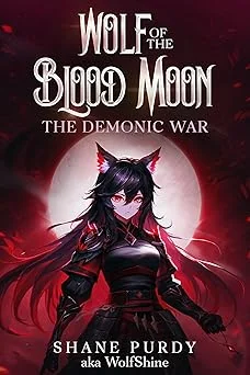 Cover for The Demonic War: A Blood Magic Lycanthrope LitRPG (Wolf of the Blood Moon Book 4)